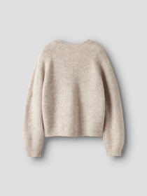 NAME IT Strikket Cardigan Rifey Cement