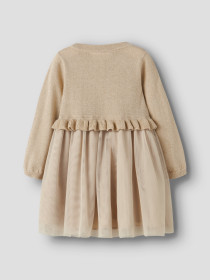 NAME IT Strik Kjole Refraja Cement