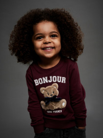 NAME IT Sweatshirt Rear Burgundy