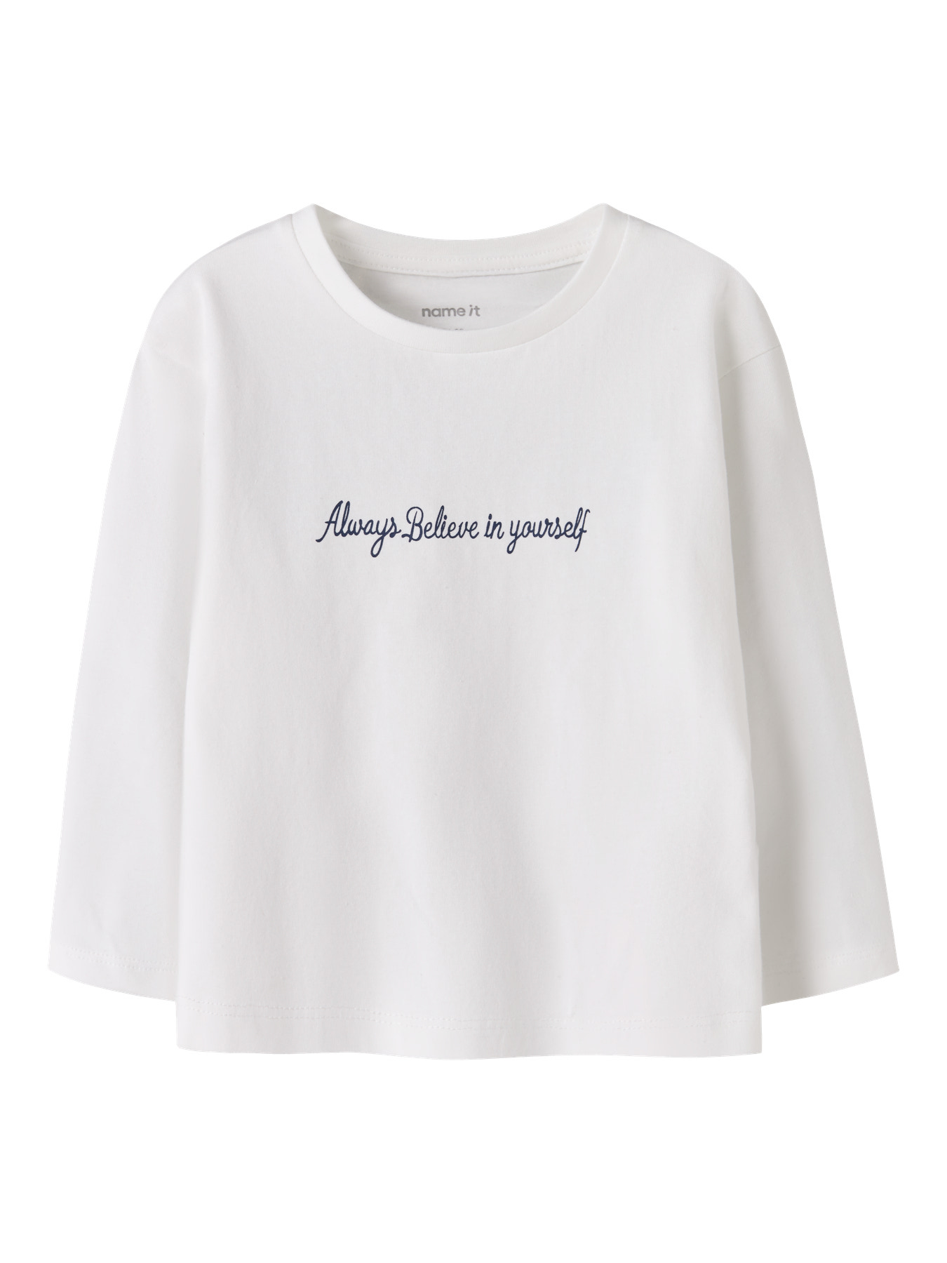 NAME IT Langærmet Bluse Rearaja Bright White