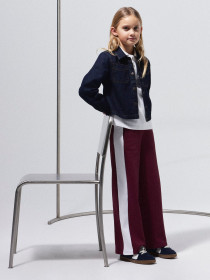 NAME IT Wide Pants Rivea Burgundy