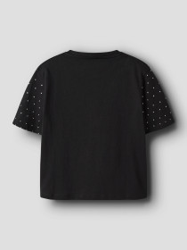 NAME IT Rhinsted T-shirt Ruaja Black