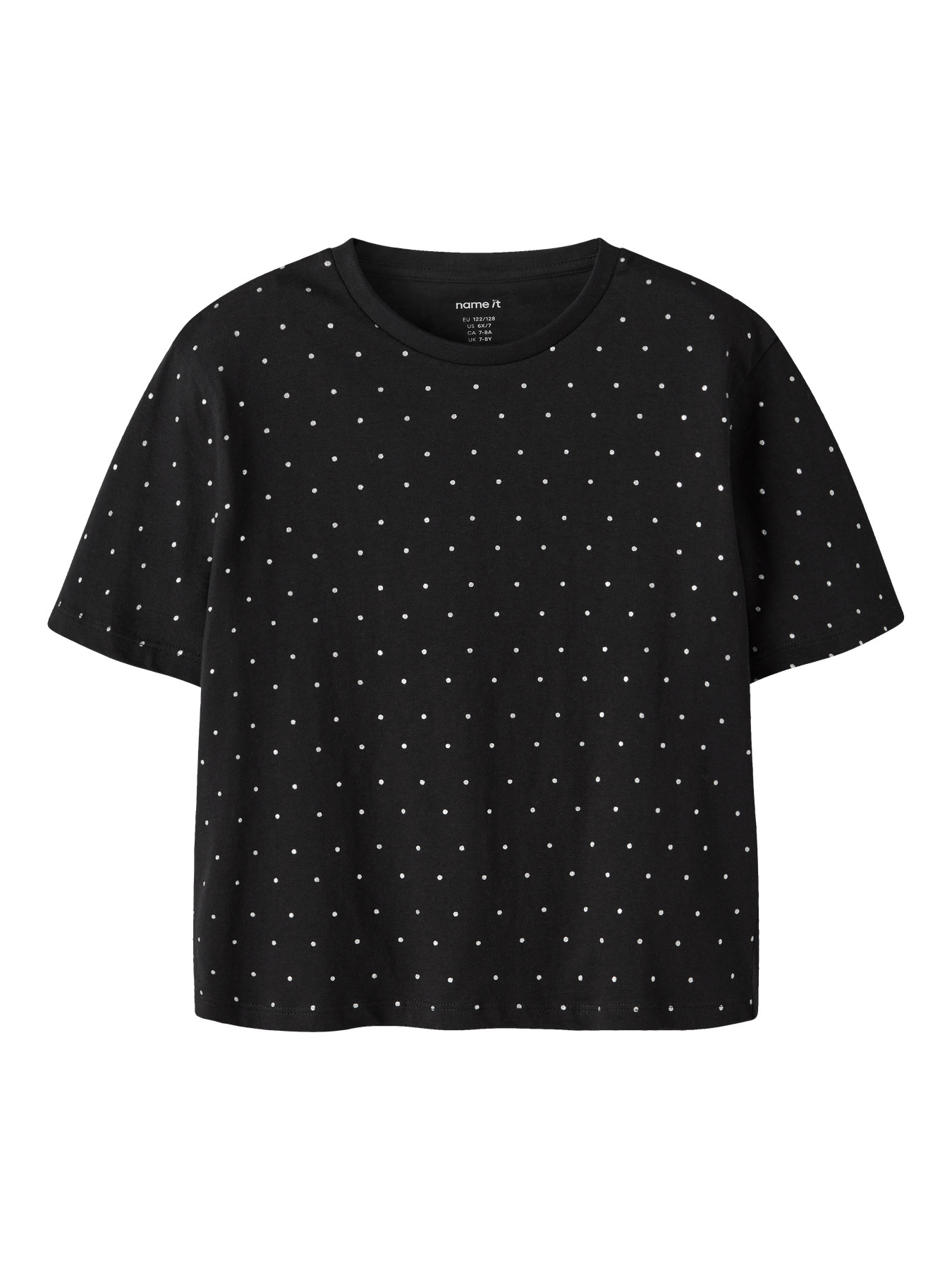 NAME IT Rhinsted T-shirt Ruaja Black