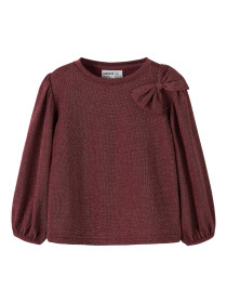 NAME IT Glimmer Bluse Roisin Burgundy