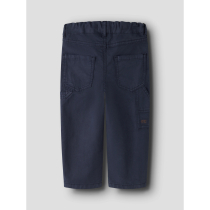 NAME IT Tapered Twill Bukser Ben Navy Blazer