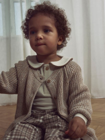 LIL ATELIER Strik Cardigan Rokko Oxford Tan Melange