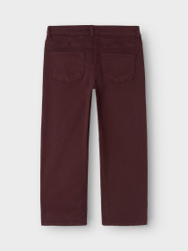 NAME IT Twill Wide Bukser Rose Sassafras