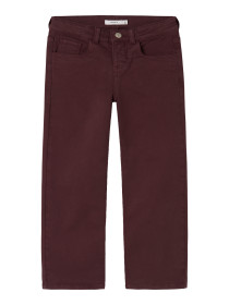 NAME IT Twill Wide Bukser Rose Sassafras