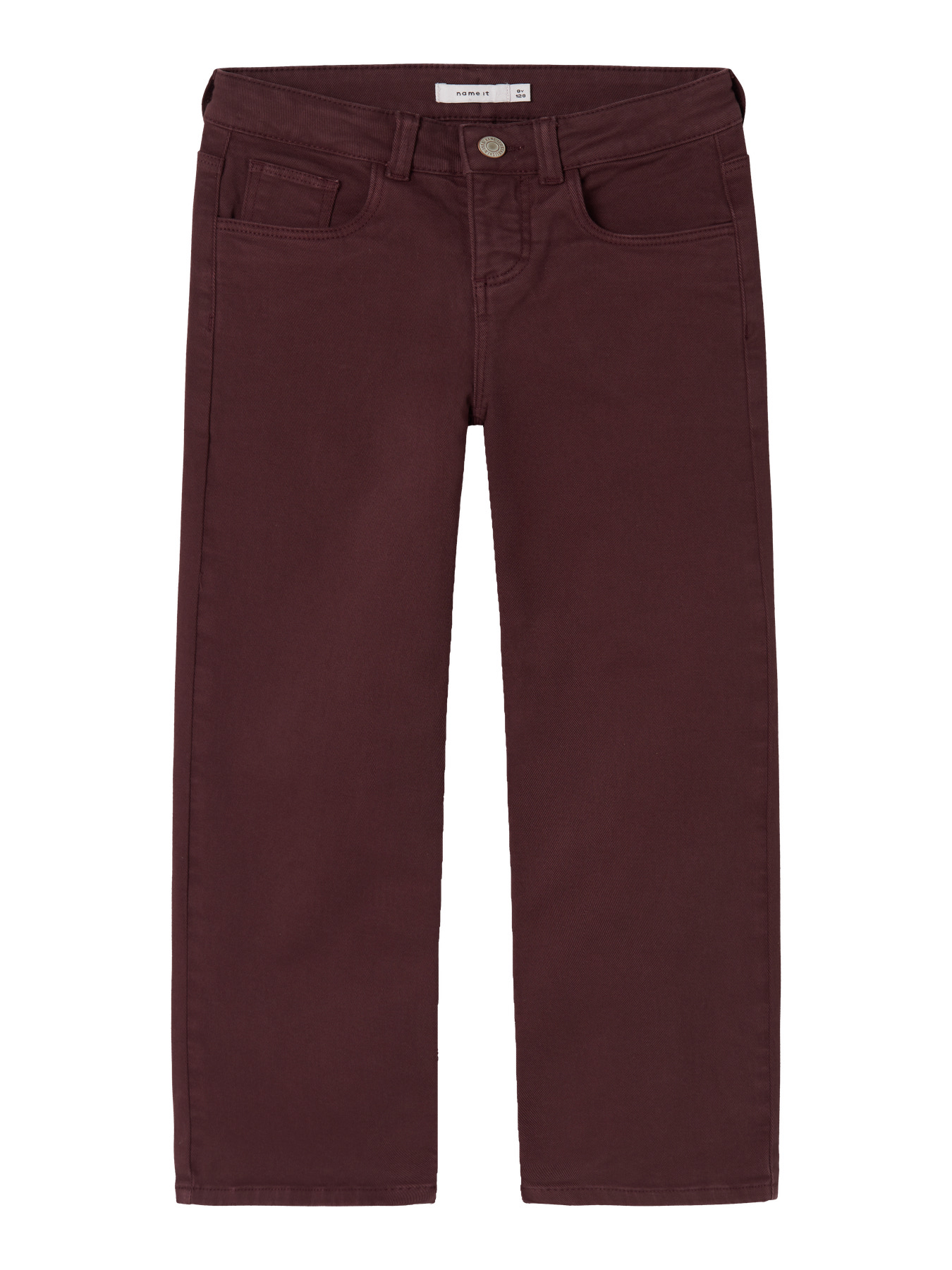 NAME IT Twill Wide Bukser Rose Sassafras