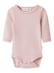 LIL ATELIER Langærmet Body Thoro Misty Rose