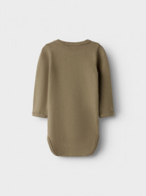 LIL ATELIER Langærmet Body Thoro Sepia Tint