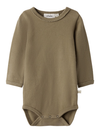 LIL ATELIER Langærmet Body Thoro Sepia Tint