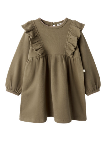 LIL ATELIER Flæse Kjole Thoro Hag Sepia Tint