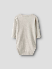 NAME IT Langærmet Body Ola Peter Plys Peyote Melange