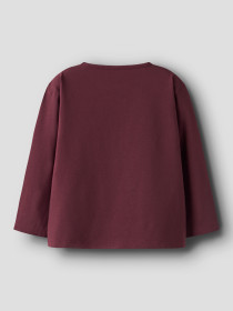 NAME IT Bluse Gurli Gris Ora Burgundy