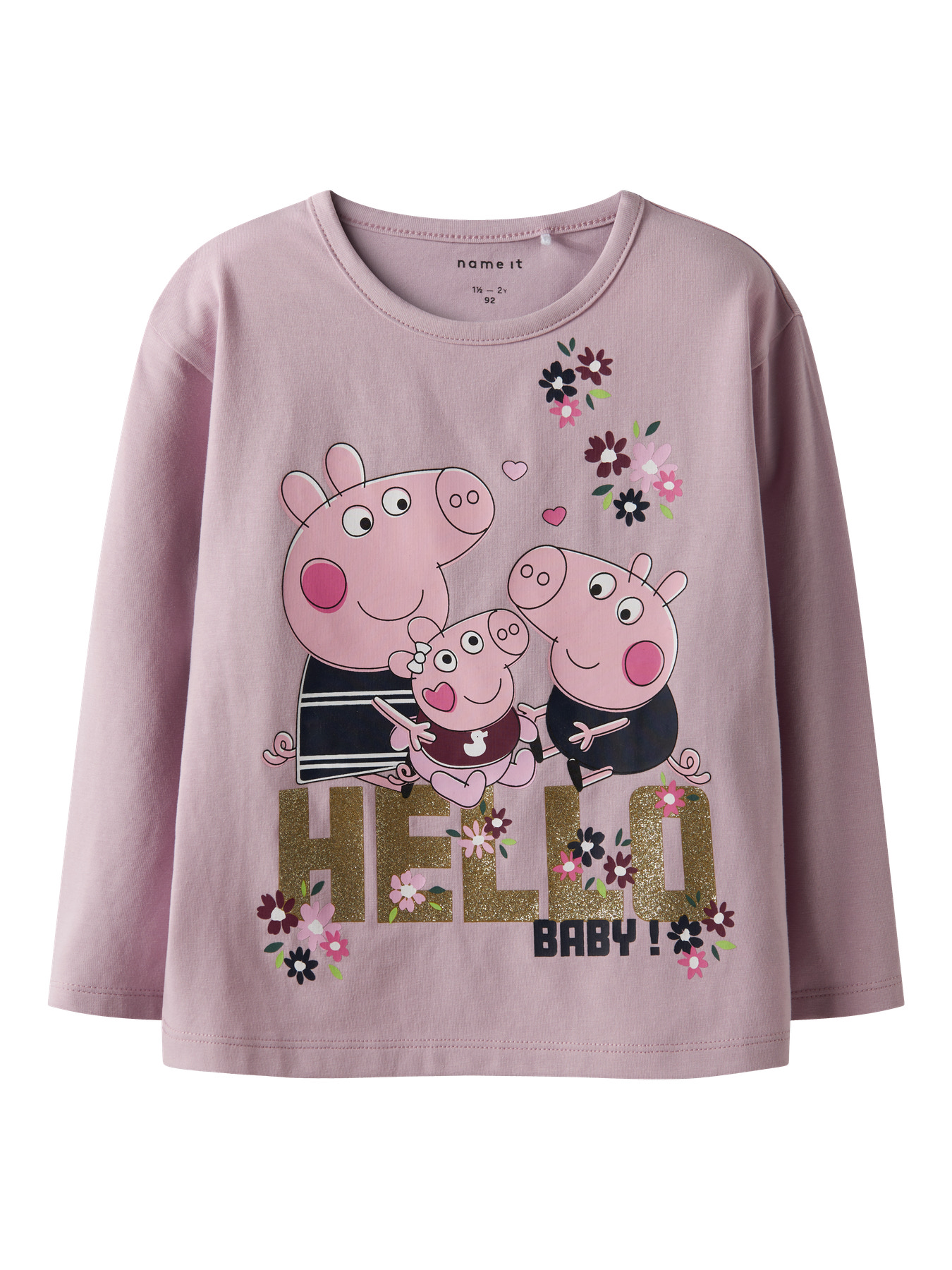 NAME IT Bluse Gurli Gris Ora Keepsake Lilac