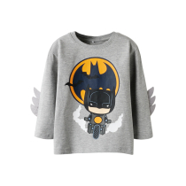 NAME IT Bluse Molej Batman Grey Melange