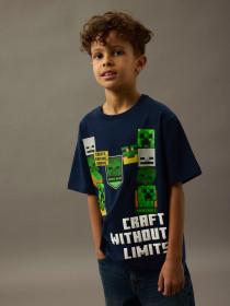 NAME IT T-shirt Minecraft Nels Navy Blazer