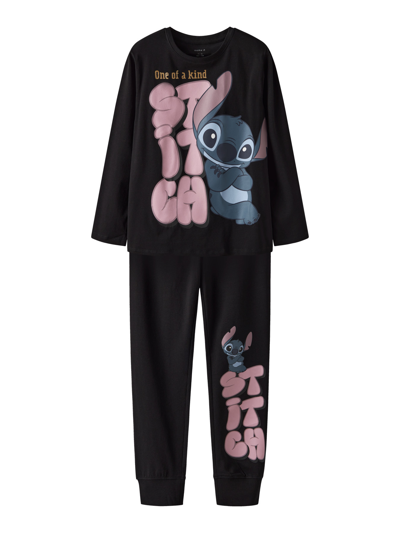 NAME IT Natsæt Olina Stitch Black