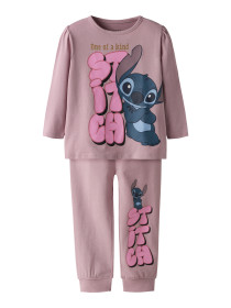 NAME IT Natsæt Stitch Olina Keepsake Lilac
