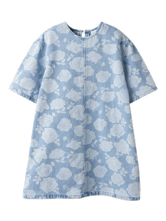 NAME IT Denim Kjole Silla Light Blue Denim