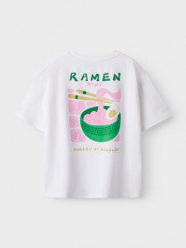 NAME IT T-shirt Fannie Bright White Ramen
