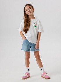 NAME IT T-shirt Fannie Bright White Ramen