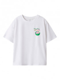 NAME IT T-shirt Fannie Bright White Ramen