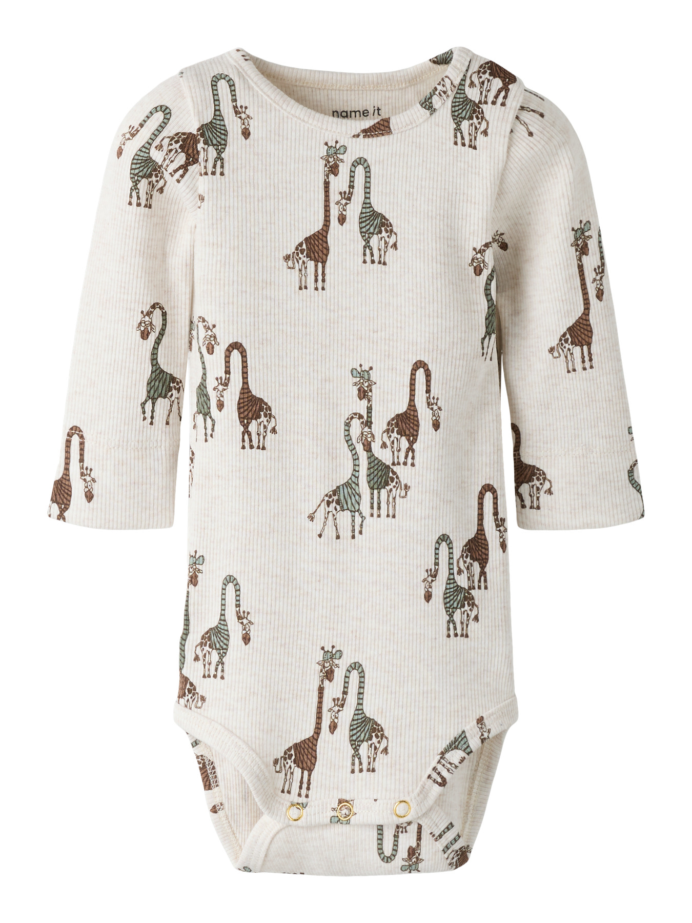 Name It Body L/Æ - Rib - Noos - NbmFridolin - Peyote Melange/Aga