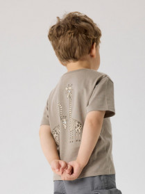NAME IT T-shirt Frederick Vintage Khaki