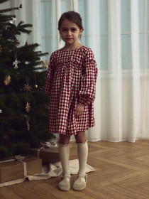 LIL ATELIER Ternet Kjole Rio Red Dahlia