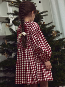 LIL ATELIER Ternet Kjole Rio Red Dahlia