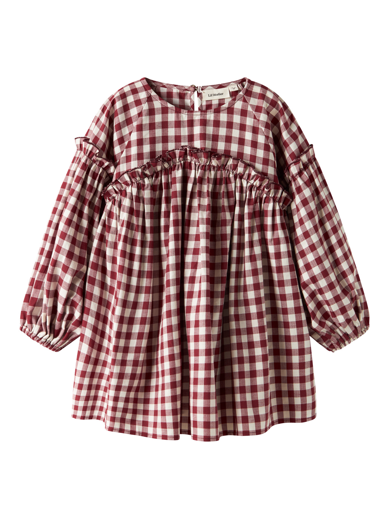 Lil Atelier Kjole - NmfRio - Red Dahlia
