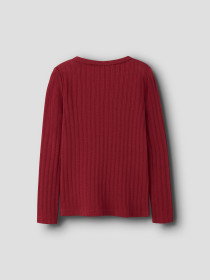 LIL ATELIER Bluse Rita Red Dahlia