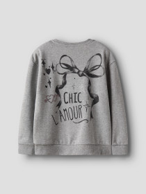 NAME IT Sweatshirt Rastin Grey Melange