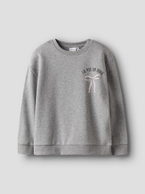 NAME IT Sweatshirt Rastin Grey Melange