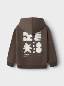 NAME IT Sweatshirt Delicio Chocolate Brown