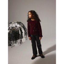 NAME IT Paillet Bluse Rusitta Burgundy