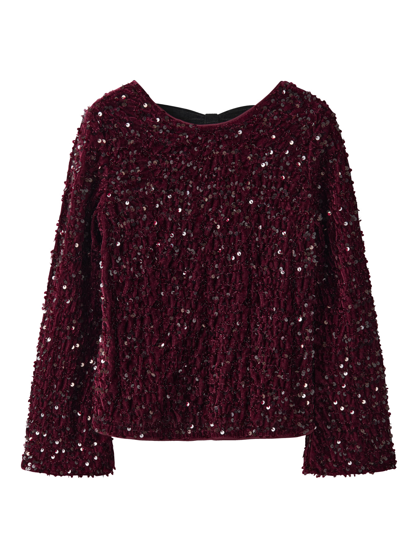 NAME IT Paillet Bluse Rusitta Burgundy