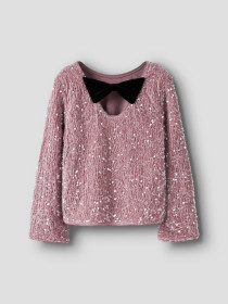 NAME IT Paillet Bluse Rusitta Keepsake Lilac
