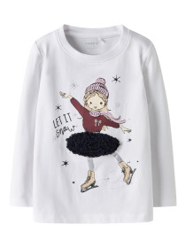 NAME IT Bluse Sedra Bright White