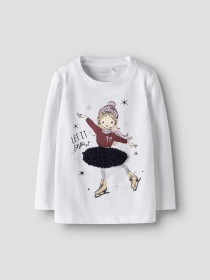 NAME IT Bluse Sedra Bright White