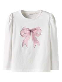 NAME IT Bluse Skaty Bright White