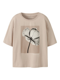 NAME IT T-shirt Svea Cement