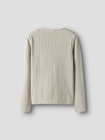 NAME IT Langærmet Bluse Sabi Cement