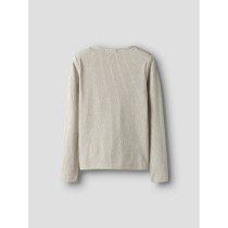 NAME IT Langærmet Bluse Sabi Cement