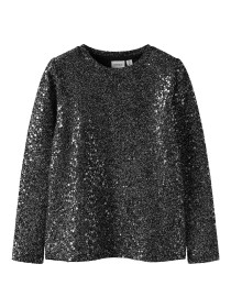 NAME IT Paillet Bluse Sura Black