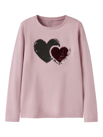 NAME IT Bluse Pailletter Sorik Keepsake Lilac