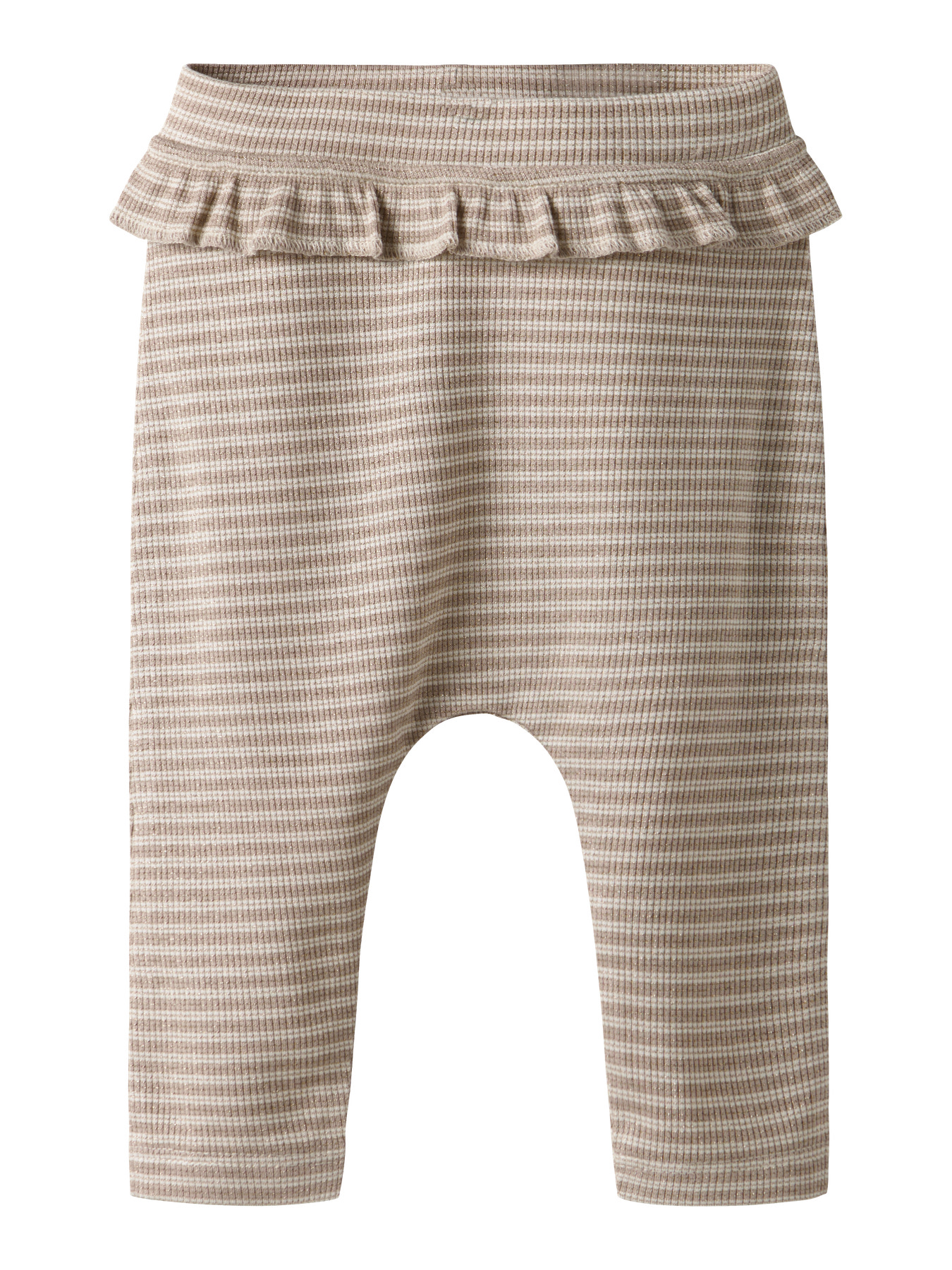 NAME IT Leggings Glimmer Sister Cloud Dancer billede