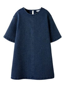 NAME IT Denim Kjole Sof Dark Blue Denim